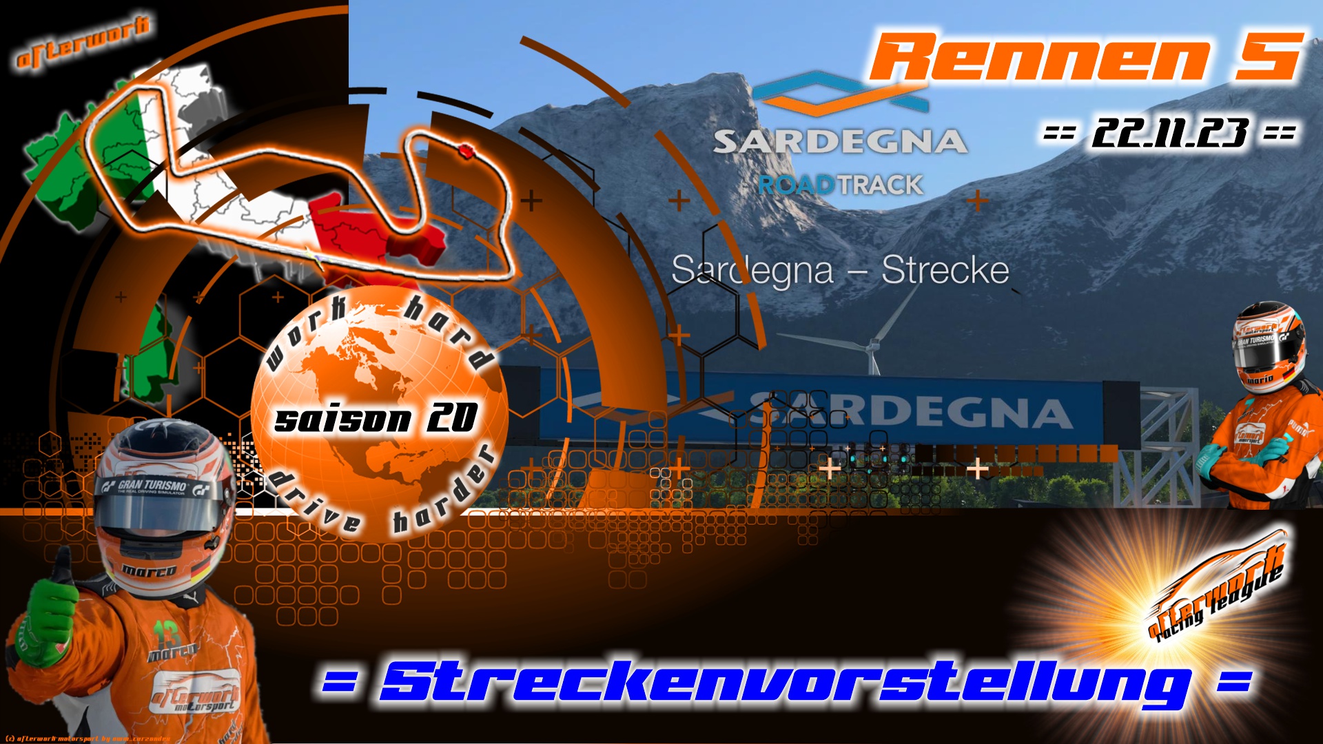🇮🇹 S20: Rennen 5 - 22.11.: Sardegna - Layout B 🇮🇹