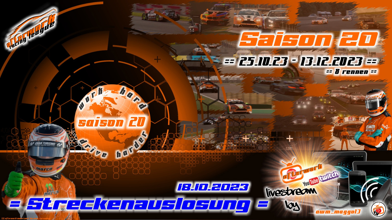 🏁 Saison 20: Lasset die Spiele beginnen 🏁